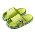 thumbnail image 4 of Kids Dinosaur Slippers Childrens Shoes Three-dimensional Cartoon Dinosaur Non-slip Soft-soled Slippers, 4 of 9