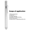thumbnail image 3 of Pen Light, LED Pocket Size Pen Flashlight With Pocket Clip And 50mm Measurement Scale, Premium  Lights, Suitable For Camping, Outdoor, And Emergency, 3 of 8