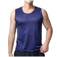 thumbnail image 1 of Timegard Tank Tops Men Plus Size Breathable Workout Running Tee Shirts Round Neck Sleeveless Loose Top, 1 of 5