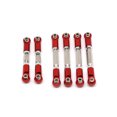 thumbnail image 2 of stanreset RC Turnbuckle Linkage Set Modified Parts Servo Connect 1/10 Vehicle Toy Pull Rods Kit Accessories Upgrade Part Red Red, 2 of 6