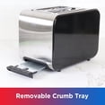 thumbnail image 4 of Total Chef 2-Slice Stainless Steel Toaster with Defrost and Reheat, 4 of 9