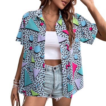 Chambray Denim Shirt Women Button up Womens Women Summer Tops And T Shirts Long Sleeve T Shirt for Tall Women Womens Work Shirts Short Sleeved Key Hole Neck Shirts for Women Womens Shirt Elephant Long