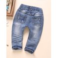 thumbnail image 2 of KIDSCOOL SPACE Toddler Ripped Casual Elastic Distressed Denim Jean 24 Months, 2 of 7