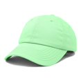 thumbnail image 1 of DALIX Womens Hat Lightweight 100% Cotton Cap in Lime Green, 1 of 4