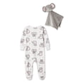 thumbnail image 2 of George Baby Girls' Two Piece Sleeper Set, 2 of 2
