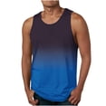 thumbnail image 1 of LSLJS Nouveaux Débardeurs à Imprimé Dégradé 3D pour Hommes T-Shirts Sans Manches Décontractés à Col Rond Débardeurs de Plage pour Muscles, 1 of 4