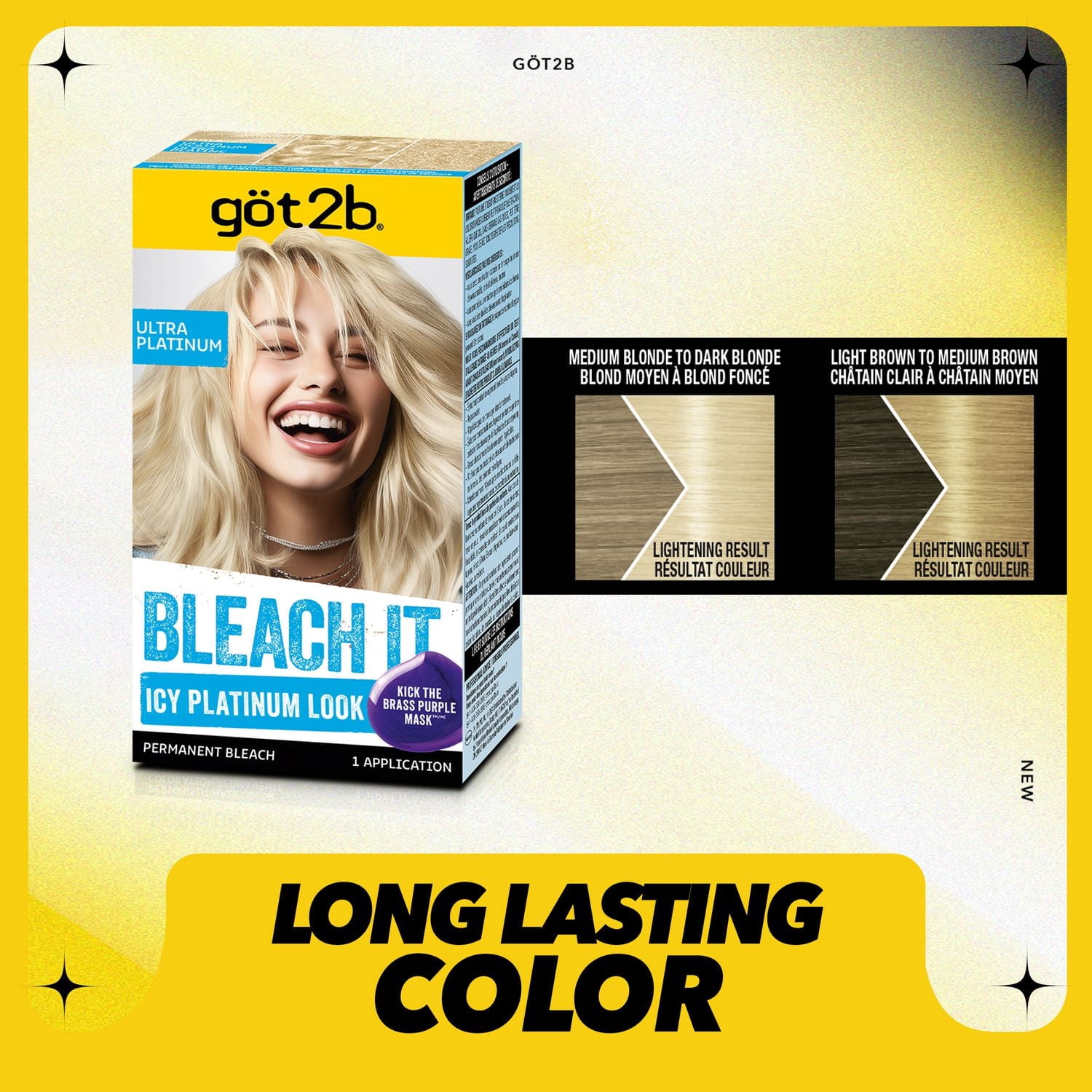 Got2b Bleach It Coloration Permanente, 00A Ultra Platine
