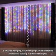 thumbnail image 3 of Innotech 300LED Multi color Fairy Curtain Lights, USB Plug in 8 Modes Christmas Fairy String Hanging Lights with Remote Controller for Bedroom, Indoor, Outdoor, Weddings, Party, Decorations- 2 Pack, 3 of 6