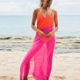 thumbnail image 1 of LOVZFMLL Robes Femmes Mode Robe Décontractée Sans Manches pour Femmes Col en V Dames Unie Longues Robes, 1 of 9