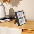 thumbnail image 4 of BINGLI Shadow Box Display Case Picture Frame with Glass Front,Dried Flower Photo Frame,Table Top Display or Wall mounting,Flower Display Stand and Baby Birth Memorial Wedding Photos, 4 of 9