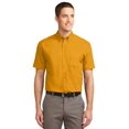 thumbnail image 1 of Port Authority Men's Short Sleeve XS Athletic Gold/Light Stone, 1 of 1