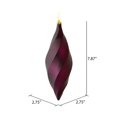 thumbnail image 3 of Vickerman M183129M 8 Po. Ornement Tourbillon Pervenche Mat 6 par Sac, 3 of 3