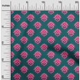 thumbnail image 1 of oneOone Cotton Poplin Fabric Floral Block Printed Craft Fabric BTY 56 Inch Wide, 1 of 4