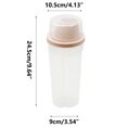 thumbnail image 2 of Lksixu Kitchen Transparent Sealed Canister, Grain Preservation Box, Grain Storage Box, Storage Tank Storage Bins Organizers and Storage, 2 of 2