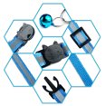 thumbnail image 2 of Pet Supplies Reflective Patch Collar Release Buckle Bell Tightness Adjustable Pet Collar, 2 of 6