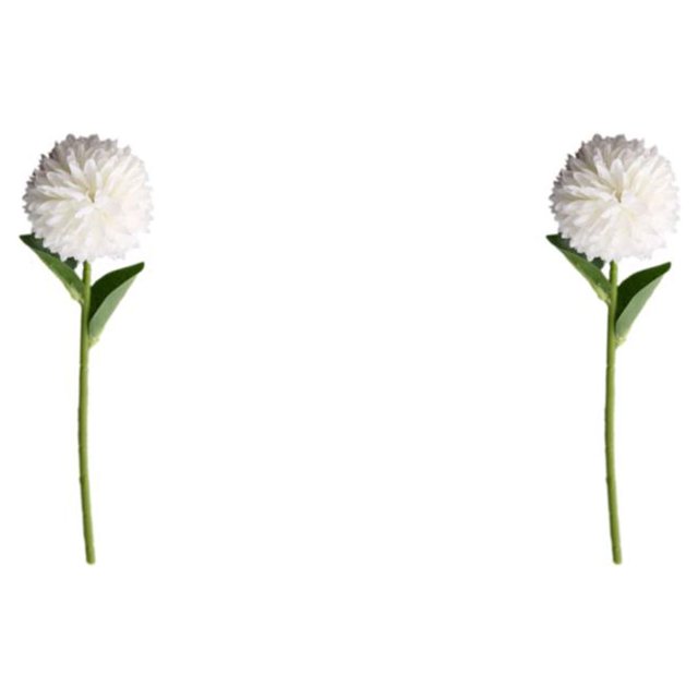 Baohd 1/2/3/5 10pack/lot Realistic Appearance Artificial Flower For Party Decor And Home Decor White 2PCS