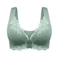 thumbnail image 2 of Weiqiqre Womens Underwear Full Coverage Front Closure Posture Back Unpadded Wirefree Everyday Bra -Comfort, 2 of 5