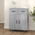 thumbnail image 1 of vidaXL Sideboard Grey Sonoma 69.5x34x90 cm Engineered Wood, 1 of 5