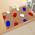 thumbnail image 4 of Independence Day Ice Cream Welcome Decor Doormat Non-Slip Washable Mats Indoor Entrance Front Doormat Natural, Low Profile, Durable Rug for Indoor Outdoor Home Bathroom Floor Decor 16x24IN, 4 of 4