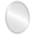 thumbnail image 1 of London Framed Oval Mirror - Linen White - 17" x 21", 1 of 7