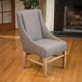 thumbnail image 1 of ​​Mid-Century Dining Chair - Handmade Nailhead Trim (Brown Gray)​​, 1 of 5