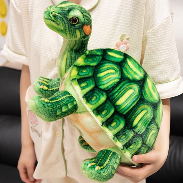 EGNMCR 12.6 In Simulation Turtle Doll Turtle Plush Toys Cloth Doll Souvenir Plush Toys For Children Birthday Gift Simulation Fluffy TurtleSnakerabbit Birthday Gifts for Kids