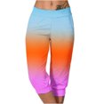 thumbnail image 1 of Yuyuzo Womens Capri Pants High Waisted Drawstring Sweatpants Running Gym Cropped Trousers with Pockets, 1 of 6