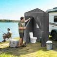 thumbnail image 2 of Outsunny 4x4 ft Compact Pop Up Canopy Tent, UPF50+ Portable Privacy Canopy, 2 of 10