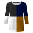 thumbnail image 5 of WEAIXIMIUNG T-Shirts for Women Graphic Tees Womens Tops Three Quarter Sleeves Slim Fit Cute Tops Crew Neck Slim Fit Half Sleeve Tee Shirts, 5 of 5