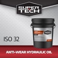 thumbnail image 5 of Huile moteur hydraulique anti-usure SuperTech ISO 32, seau de 18,9 L, 5 of 5