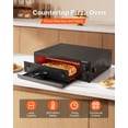 thumbnail image 2 of VEVOR Electric Pizza Oven, 16 in Countertop Pizza Oven, 77 to 572°F Temp Range, 1750W Indoor Pizzas Maker w/Timing & Temp Control, Pizzas Cooker w/Dual Heat Tube, Grill Rack, for Kitchen & Commercial, 2 of 9
