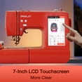 thumbnail image 3 of Poolin EOC05RE Machine à Broder Domestique pour Débutants, Panier 4” X 9.25”, Écran Tactile 7”, Parfait pour les Petits Projets DIY, 3 of 6