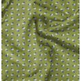 thumbnail image 1 of Soimoi Green Rayon Fabric Shells Ocean Printed Craft Fabric by the Yard 42 Inch Wide, 1 of 6