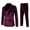 Wine, variant on TIMIFIS Men's 2 Piece Suit One Button Slim Formal Wedding Prom Suits Blazer with Pants Set Classic Solid Tuxedo Suit Business Dress - Spring/Summer