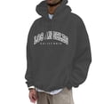 thumbnail image 1 of LUOGENLI Chandails à Capuche pour Hommes Coton Graphique Hommes Automne et Hiver Mode Décontractée Lettres Partie Imprimée Chandail à Capuche à Enfiler Manches Longues Chandail à Capuche Hauts Chandails à Capuche pour Hommes Coton Paquet Gris2 Taille TTTG, 1 of 5