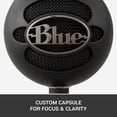 thumbnail image 2 of Blue Snowball iCE Plug 'n Play USB Microphone for Recording, Streaming, Podcasting, Gaming on PC and Mac, with Cardioid Condenser Capsule, Adjustable Desktop Stand and USB cable - Black, 2 of 9