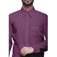 thumbnail image 2 of BESTMAN Cotton Formal Shirts For Men Slim Fit Printed Full Sleeve Shirts For Men, 2 of 5