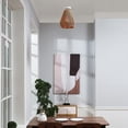 thumbnail image 4 of Grant 1-Light Flush Mount Ceiling Light, Matte White, Twine Shade, 4 of 9