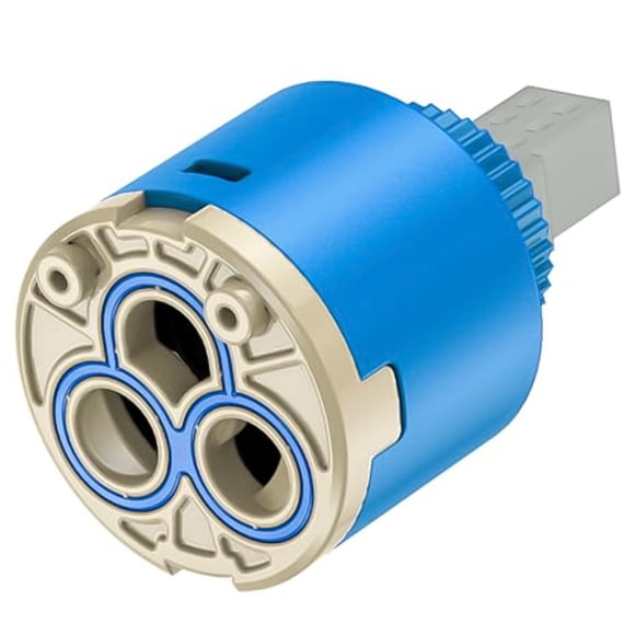 MYG Cartouche de Disque 35 mm Valve de Remplacement pour Robinet Mélangeur d'Eau de Lavabo, Compatible avec pour Alta Daras Devin-Wt Finess Filo Mida Mila Mili Nava Rega-Wt Wega Zenos-S, Bleu