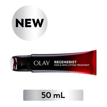 Olay Regenerist Neck and Face Roller, Neck Cream for Tightening and Firming, Anti-Aging Moisturizer for Women, Fragrance-Free, Anti-Wrinkle serum, Face Lift Cream with Hexa-Repair, NAD+