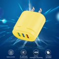 thumbnail image 3 of WIFKLSIIPG 3-port USB Charging Head Macaron Color Matching Charging Head Portable USB Charging Head, 3 of 4
