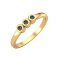 thumbnail image 2 of Round Shape Labradorite Stackable Women Ring 925 Sterling Silver Gold Vermeil Delicate Jewelry, 2 of 3