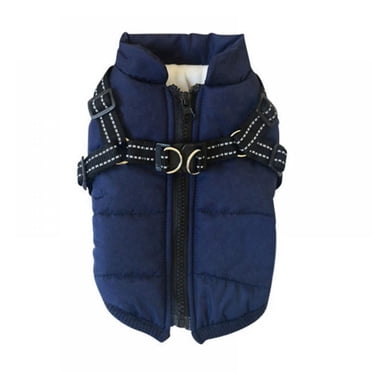 Choosebetter Dog Coat with Harness Winter Dog Coat Fleece Dog Jacket Waterproof Dog Coat Zipper Dog Jacket Puppy Coat Small Dog Clothes Dog Coat