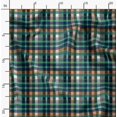 thumbnail image 2 of Soimoi Moss Georgette Fabric Plaid Check Print Fabric by the Yard 42 Inch Wide, 2 of 5