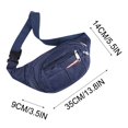 thumbnail image 3 of Pompotops Sac Banane de Sport en Toile pour Homme, Mode Décontractée, Grande Capacité de Rangement, Liquidation, 3 of 3