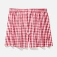 thumbnail image 2 of Ediodpoh sous-Vêtements pour Hommes Coupe Ample Pur Vêtements de Nuit à la Maison Angle Plat Respirant Grands Shorts Caleçons Courts pour Hommes sous-Vêtements Rouge TG, 2 of 3