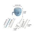 thumbnail image 3 of Baby Food Grinder Set 10 Piece Manual Grinding Bowl with Juicer Filter Screen and Grinding Boards for Complementary Food Preparation, 3 of 4