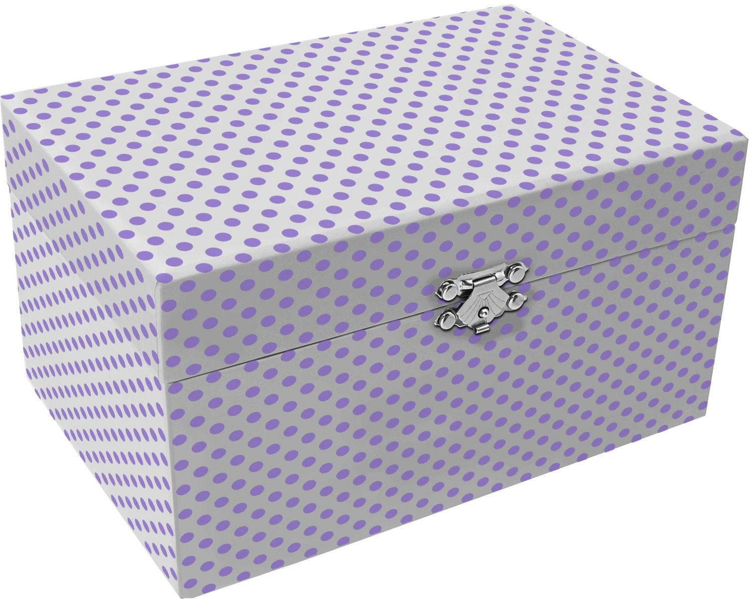 coffret a bijous musical a pois