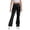 Black, variant on Girls Dressy Bottom Flare Pants for School in Girls Pants Category Everyday Comfortable Fit for 5– Years