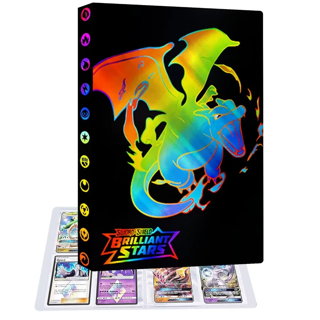 Trading Card Storage Binder, Collection Card Albums, Card Folder, Trading Card Storage Cases, 30 pages Can Hold 240 Cards (A6)